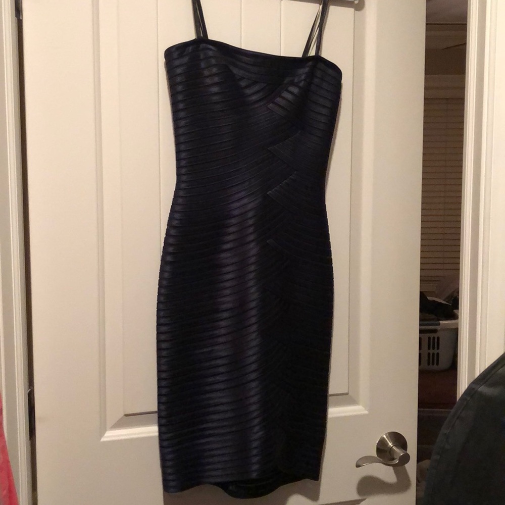 BCBGMax Azria strapless bandage dress